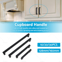 Square Kitchen Cabinet Handles Pulls Stainless Steel Door Knobs Drawer Handles