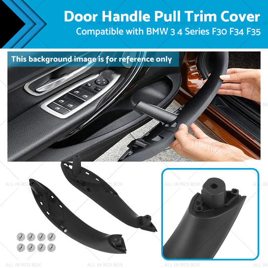 1 Pair Front Door Handle Pull Trim Cover Suitable For BMW 3 4 Series F30 F34 F35