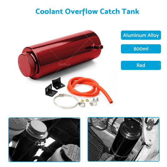 800ml Red Overflow Catch Tank Radiator Coolant Expansion Tank Bottle Header