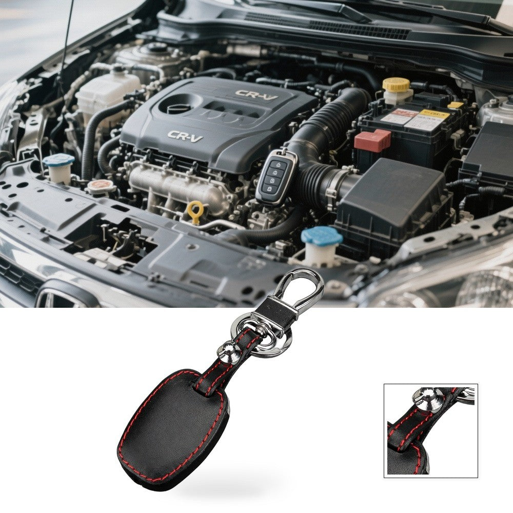 Leather Key Fob Cover Suitable for Honda Accord Civic CR-V sku553