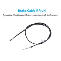 {{ Brake Cable RR LH Suitable For Mitsubishi Triton L200 2.8 3.0 K76T K77T 96-2007 }} - Buy Car Parts Online at {{ Kaka Auto Parts }}.