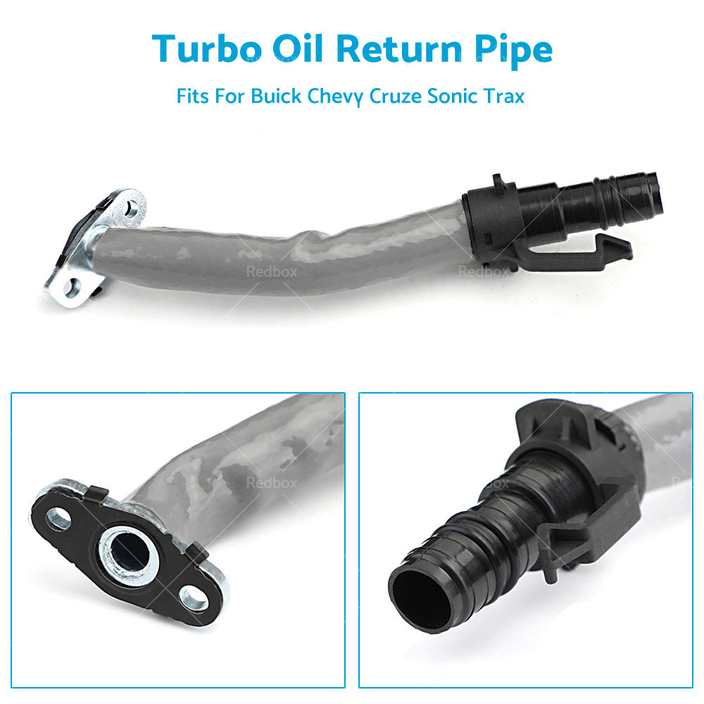 Turbo Oil Return Drain Pipe Tube Fits For Buick Chevy Cruze Sonic Trax 55587854