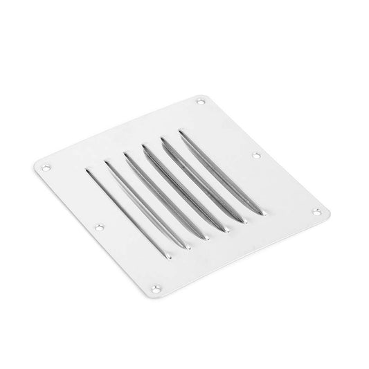 2x Stainless Steel Rectangular Air Vents Suitable For Caravan, Boat & Home Wall Installation