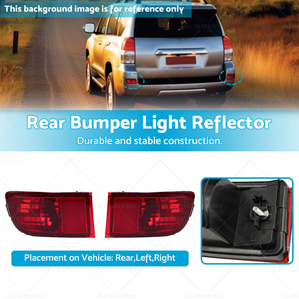 Rear Bumper Light Reflector Suitable For Toyota Land Cruiser Prado J120 02-10