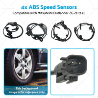 4670A576 4x ABS Speed Sensors Suitable for Mitsubishi Outlander ZG ZH 2.4L 06-12