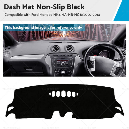 Dash Mat Suitable For Ford Mondeo MK4 MA-MB-MC 8 07-14 Dashboard Cover Non-Slip