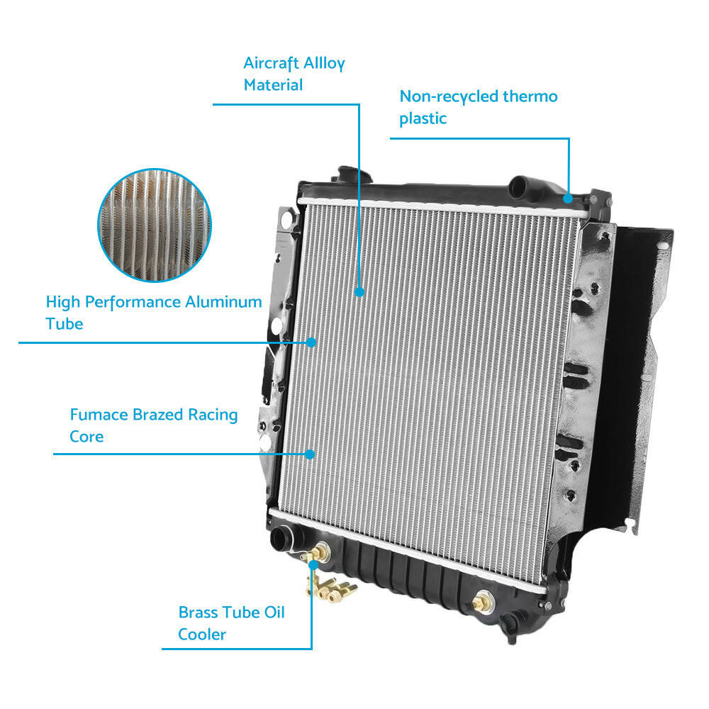 Radiator Suitable For Jeep Wrangler YJ TJ RHD 4.0L 6Cyl 1987¡§C2006 Automatic & Manual