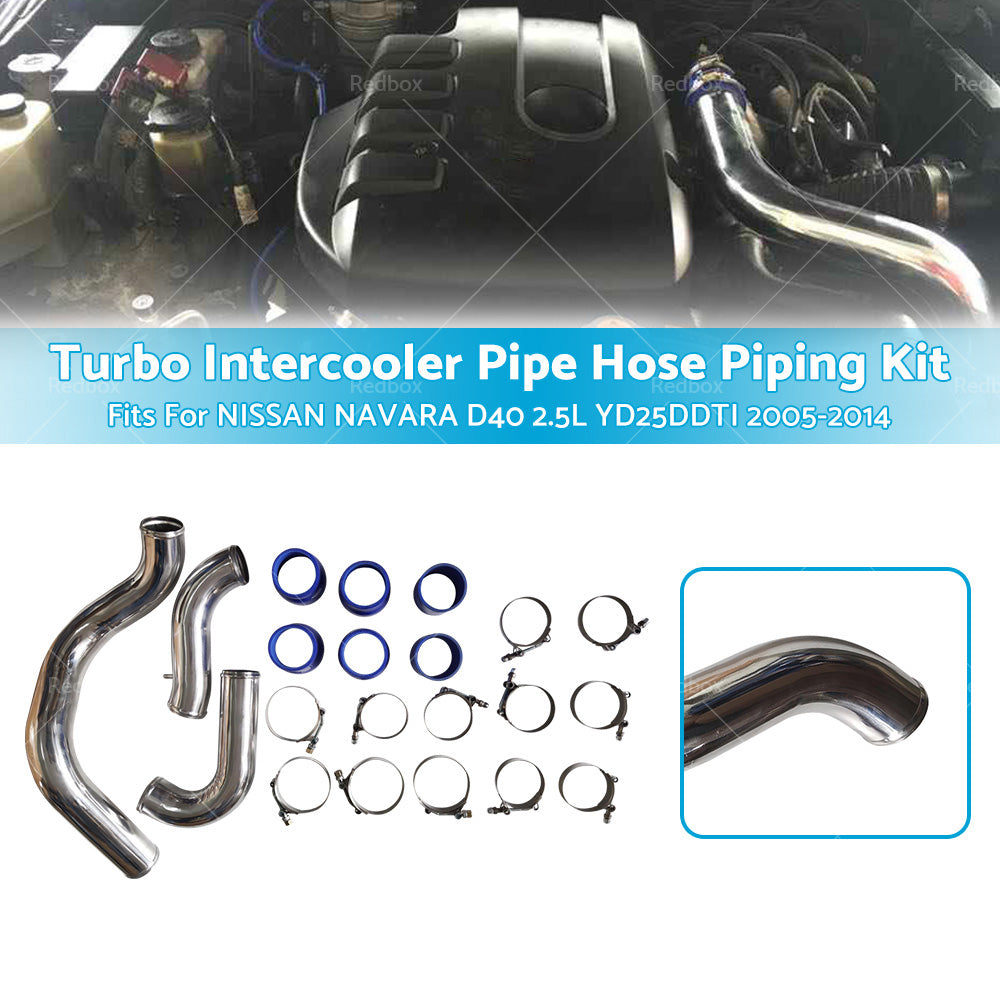 TURBO INTERCOOLER PIPING KIT PIPE HOSE FOR NISSAN D40 NAVARA 2. 5L YD25DDTI 05-14