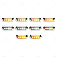 10x Amber Red Clearance Lights Side Marker  Suitable For Truck Trailer Caravan