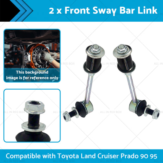 2PCS Front Sway Bar Link Kit Suitable For Toyota Land Cruiser Prado 90 95 96-02