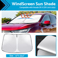 Wind Screen Sun Shade Suitable For Honda CR-V CRV 17-23 UV Block Visor Foldable