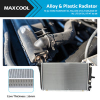 {{ RADIATOR FOR FORD FAIRMONT EL FALCON EF EL FAIRLANE NF NL LTD DF DL AT MT 94-98 }} - Buy Car Parts Online at {{ Kaka Auto Parts }}.