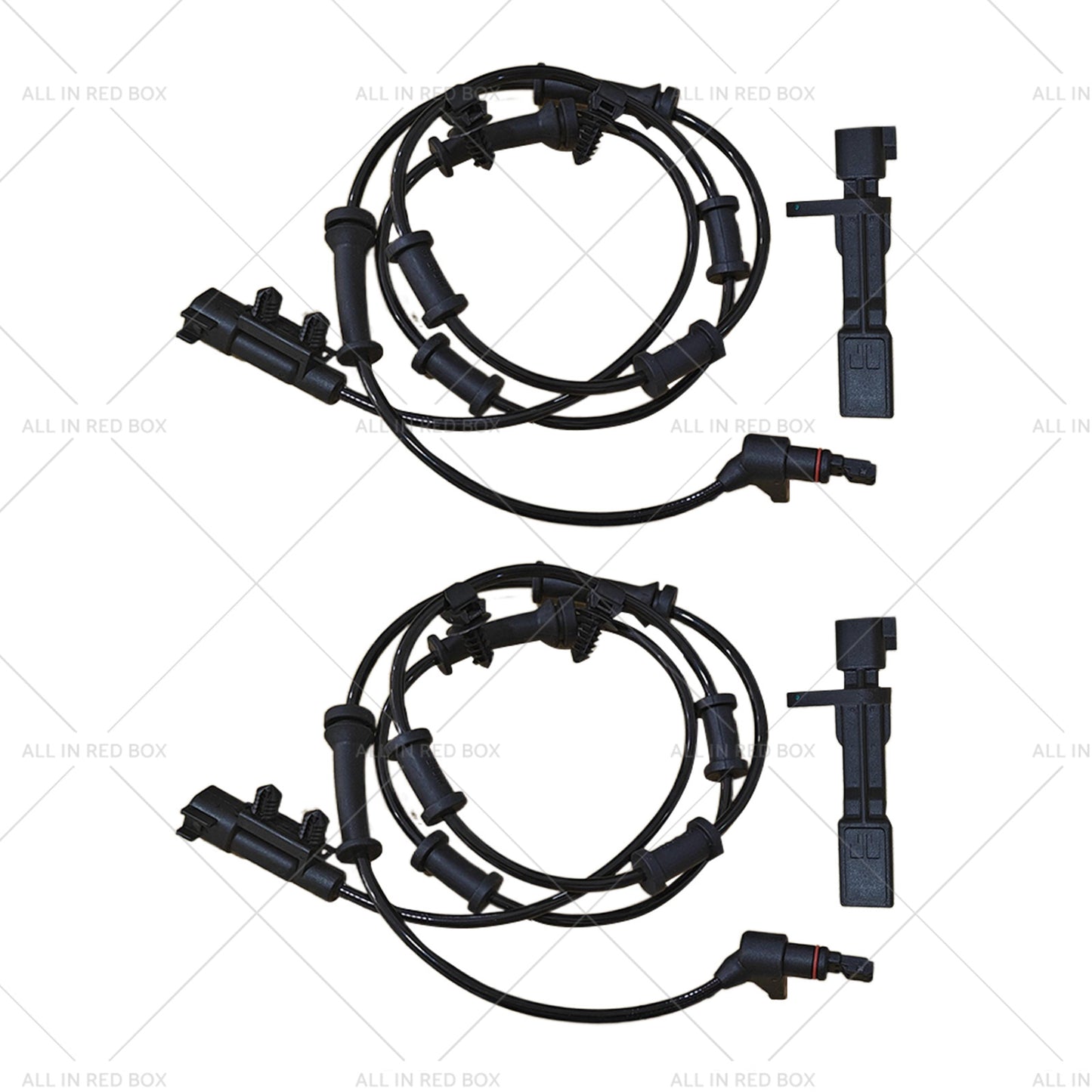 2SET Front Rear LH or RH ABS Wheel Speed Sensor Suitable for Jeep Wrangler JK 07-17