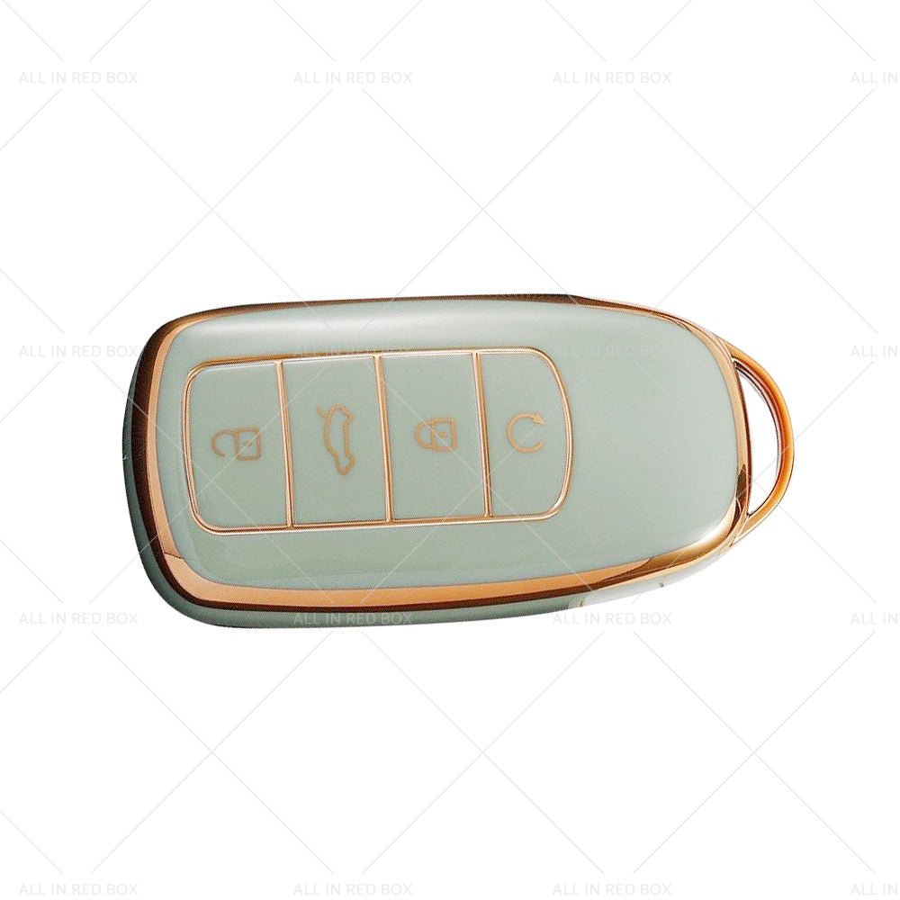 TPU Car Remote Key Fob Case Cover Suitable For Chery Omoda 5 Green