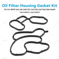 Oil Filter Housing Gasket Kit Fit For BMW E46 318i 318 E87 120i E90 320i N42 N46