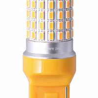 WY21W 7440 Amber LED Tail Brake Light Globes Suitable for Honda Civic Toyota - XQ1