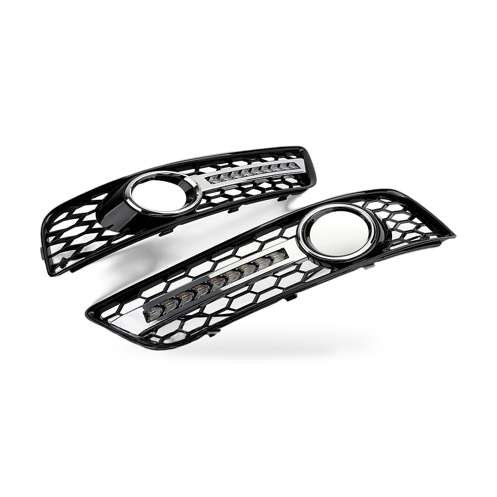 Fog Light Grille with LED DRL Suitable for Audi A3 S3 RS3 2007-2012 8P - ZT2