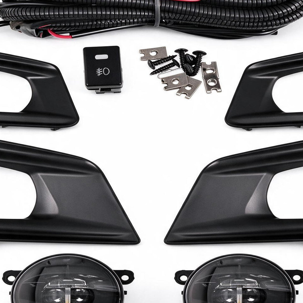 LED Fog Light Kit Suitable for Isuzu D-Max RG 2020-2024 Bezel Wiring - XQ1