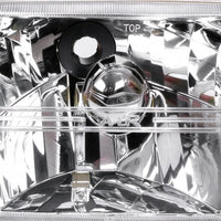7 Inch Square Head Light Diamond Look Plastic Lens Suitable for Jeep Wrangler CJ - XQ1