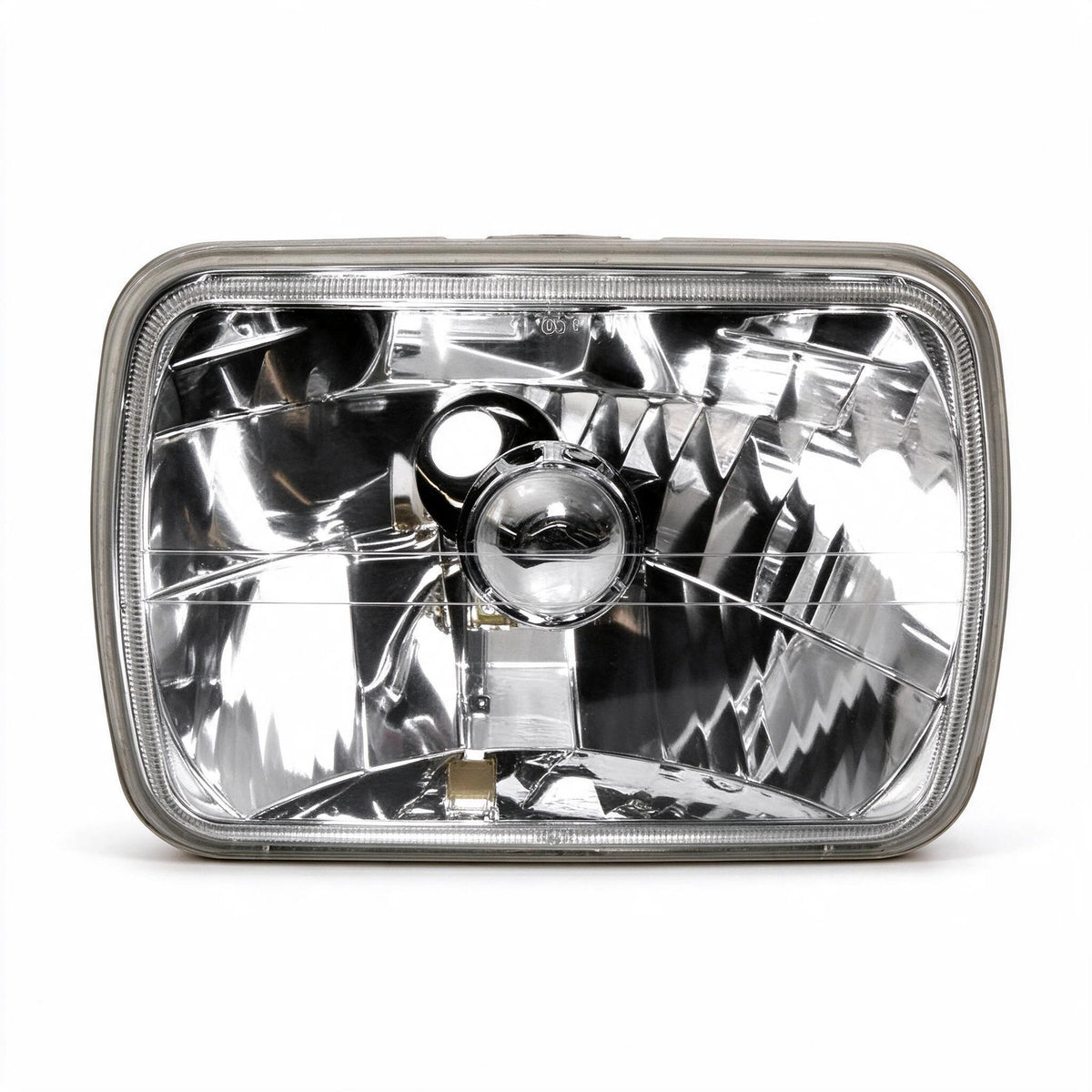 7x5 Inch Square LED Headlight Assembly Glass Lens Suitable for Jeep Wrangler CJ - ZT2
