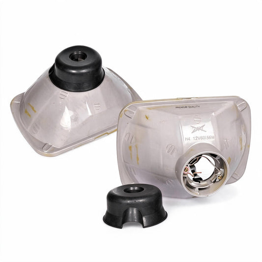 7x5 Inch Square Head Light Glass Lens Set Suitable for Jeep CJ5 CJ7 Wrangler