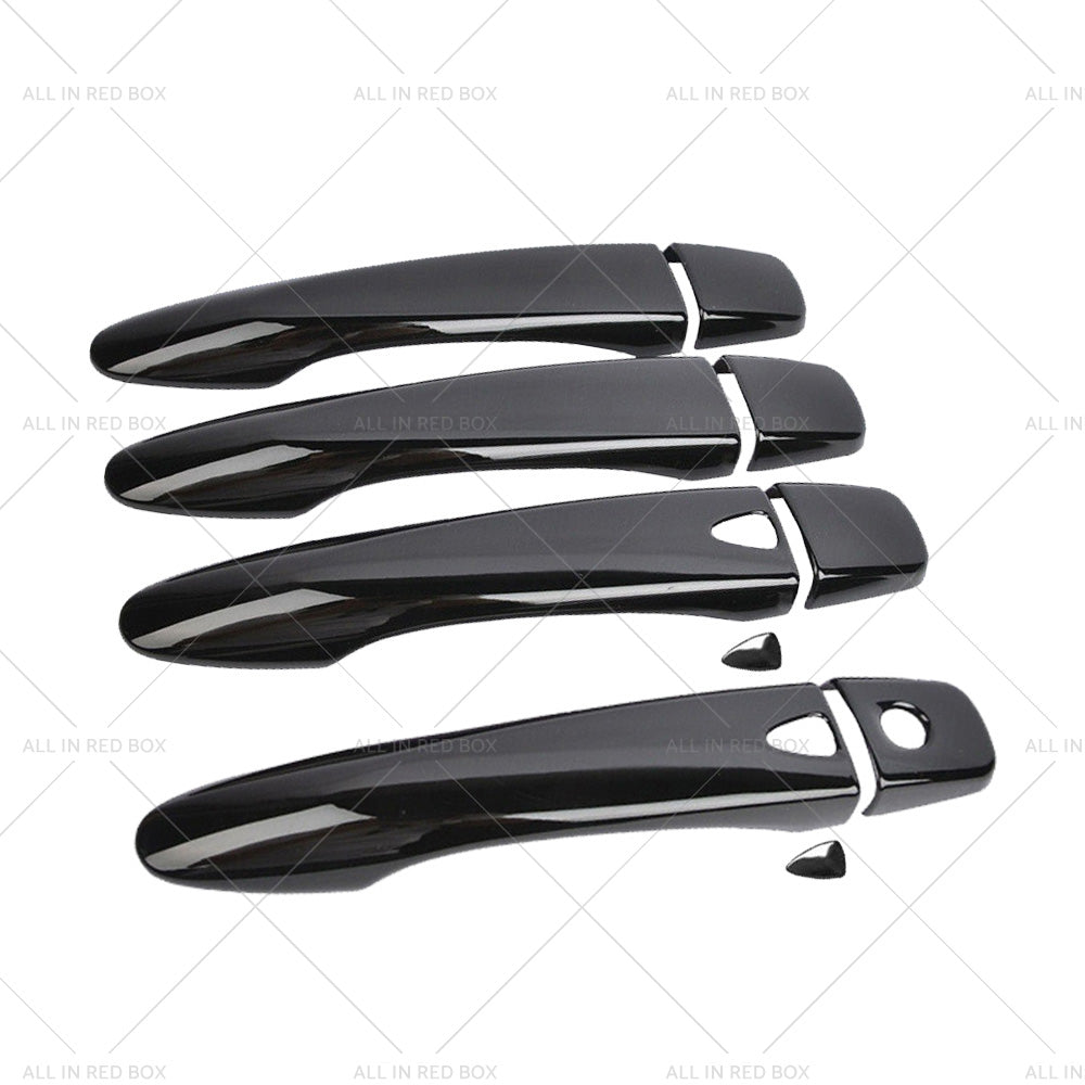 4PCS Black Door Handle Cover Suitable for Nissan Navara NP300 D23 2015-Onwards