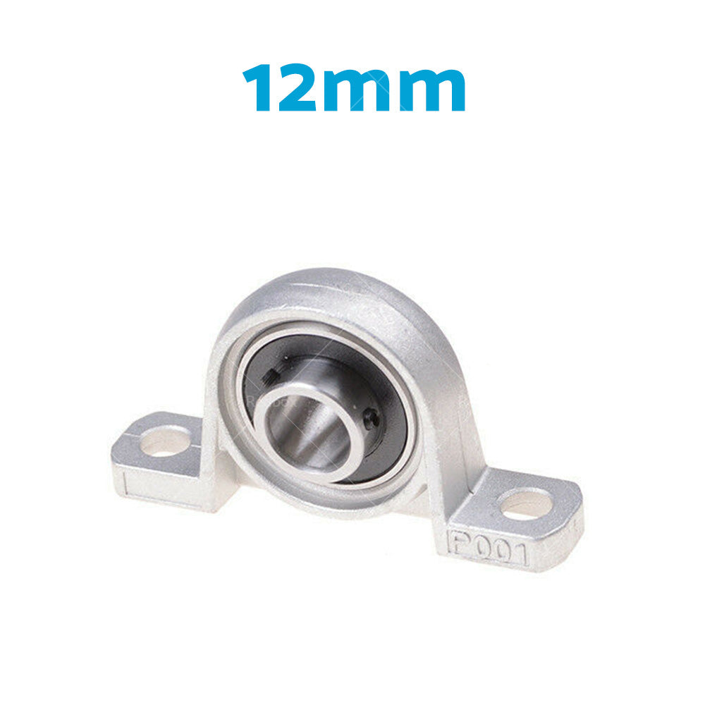 4PCS 8/10/12/20mm Inner Diameter Ball Bearing Pillow Block Zinc Alloy Metal