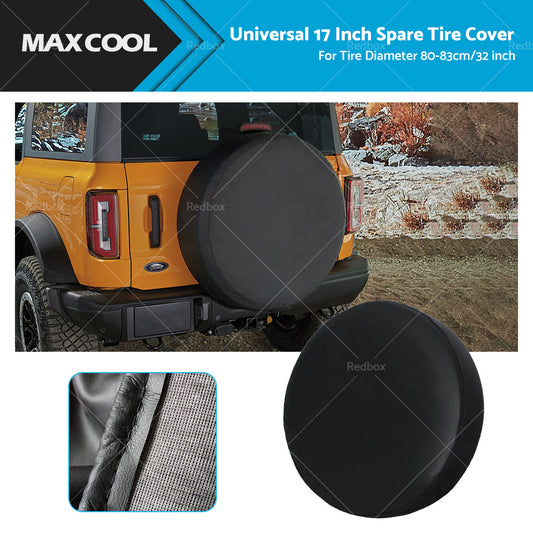 17 Inch Spare Wheel Cover Vinyl 4x4 Tire Covers for 80-83cm or 32 inch  Tyre Diameter