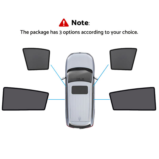 Magnetic Sun Shades Suitable For Nissan Tiida 2004-2010 C11 Hatch Front Windows