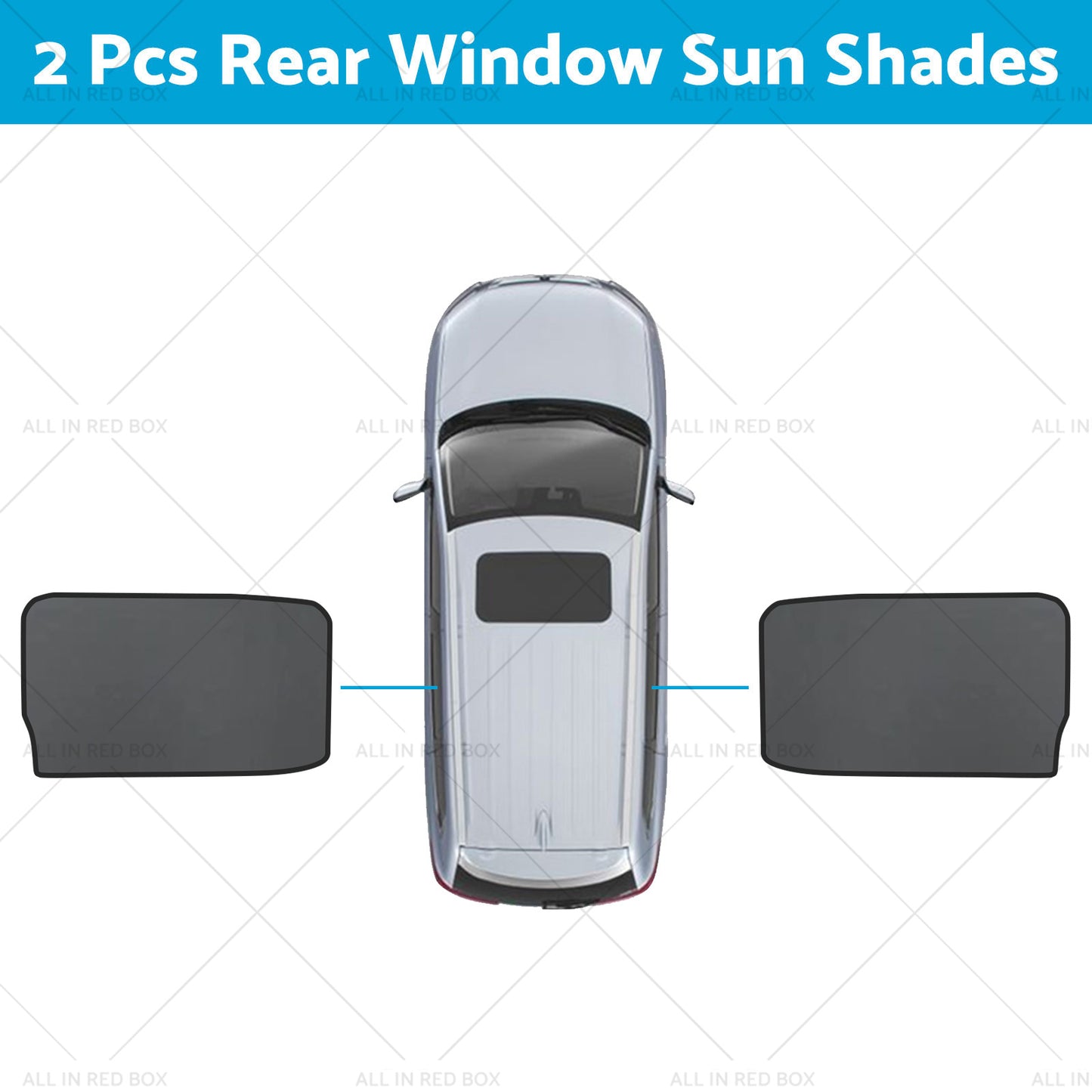 Front Rear Window Sun Shade Magnetic Mesh Suitable for GWM UTE Cannon 2021-2024