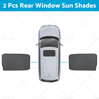 Front Rear Window Sun Shade Magnetic Mesh Suitable for GWM UTE Cannon 2021-2024