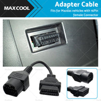 For Mazda 17 Pin to 16 Pin Female OBD2 Car Diagnostic Connector Adapter Cable