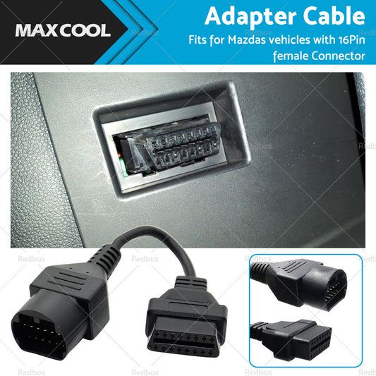 For Mazda 17 Pin to 16 Pin Female OBD2 Car Diagnostic Connector Adapter Cable