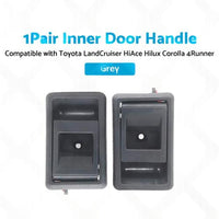 Pair Inner Door Handle Grey Suitable for Toyota Land Cruiser 75 78 79 Series