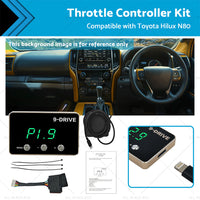 Black EVC WindBooster Throttle Controller Suitable for Toyota Hilux N80 15-21