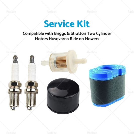 Service Kit Suitable For Briggs  and  Stratton Two Cylinder Motors Husqvarna Mowers