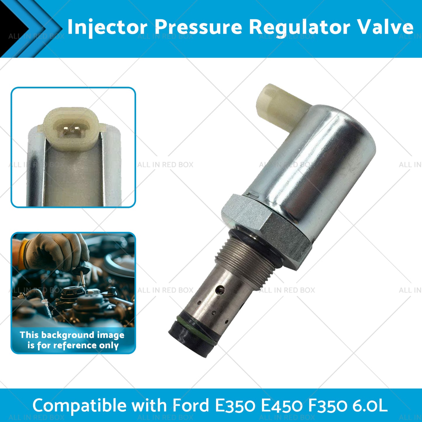 Injector Pressure Regulator Valve Suitable for 03-10 Ford E350 E450 F350 6. 0L