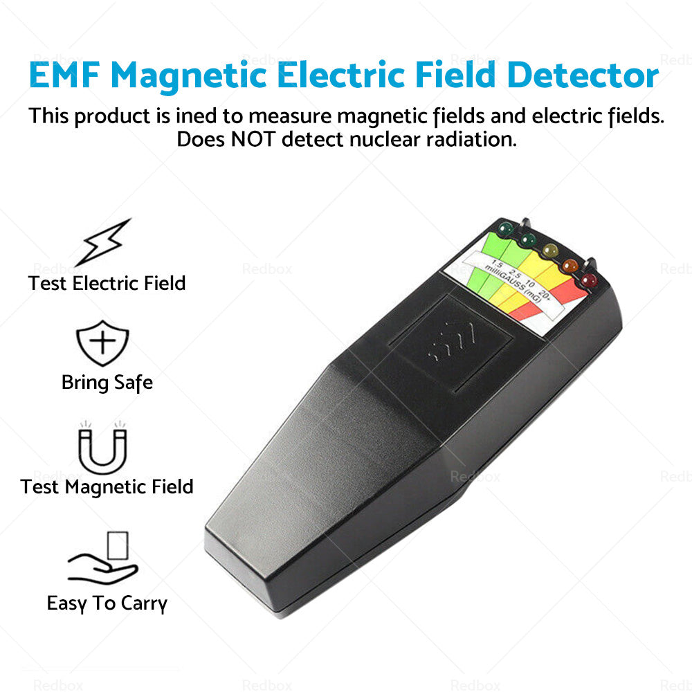 EMF Meter Paranormal Equipment Magnetic Field Ghost Hunting Radiation Detector