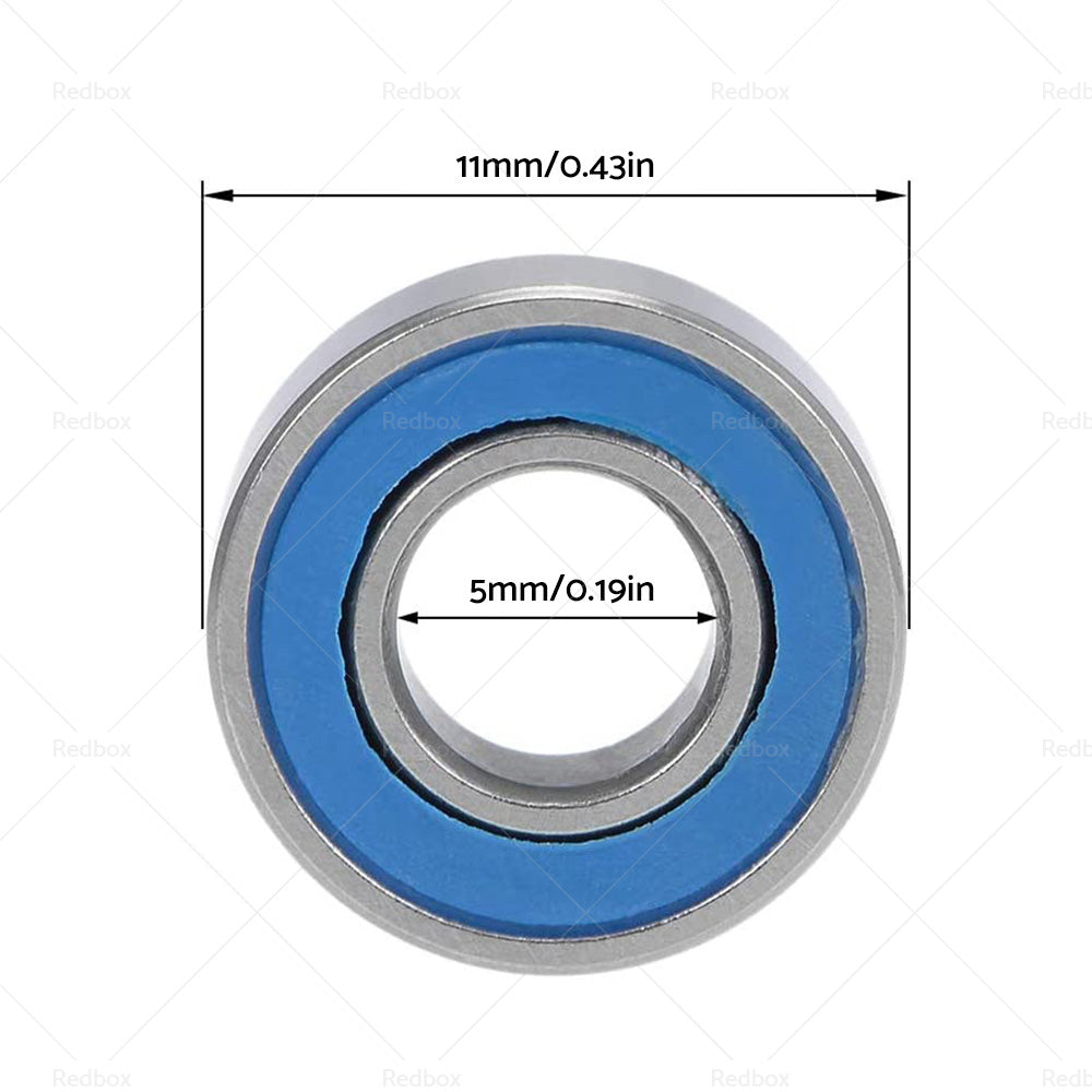 5x11x4mm Bearings Suitable for RC Tamiya 1150 HPI Savage Traxxas Axial Losi MR115-2RS