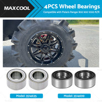 4PCS Wheel Bearings Suitable for Polaris Ranger 800 900 1000 RZR Front Rear