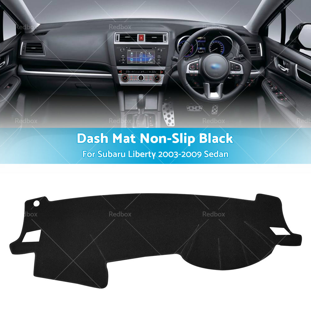 Dash Mat For Subaru Liberty 2003-2009 Sedan Dashboard Cover Black Non-Slip