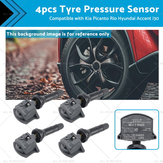 4X Suitable for Kia Sorento Hyundai i30 TPMS Tyre Pressure Sensors 52940-L1100