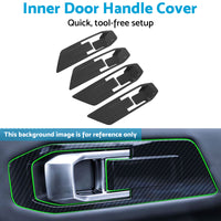 {{ Carbon Fiber Inner Door Handle Cover Suitable For Mitsubishi Triton L200 23-25 }} - Buy Car Parts Online at {{ Kaka Auto Parts }}.