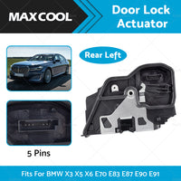 Rear Left Door Lock Actuator Latch Suitable For BMW X3 X5 X6 E70 E83 E87 E90 E91