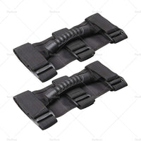 2PCS Off Road Roll Grab Bar Handles Suitable for Jeep Wrangler JT JL JK TJ Black