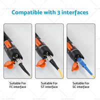 Light Pen Fiber Optical Cable Tester Meter 10mW 50mW Visual Fault Locator