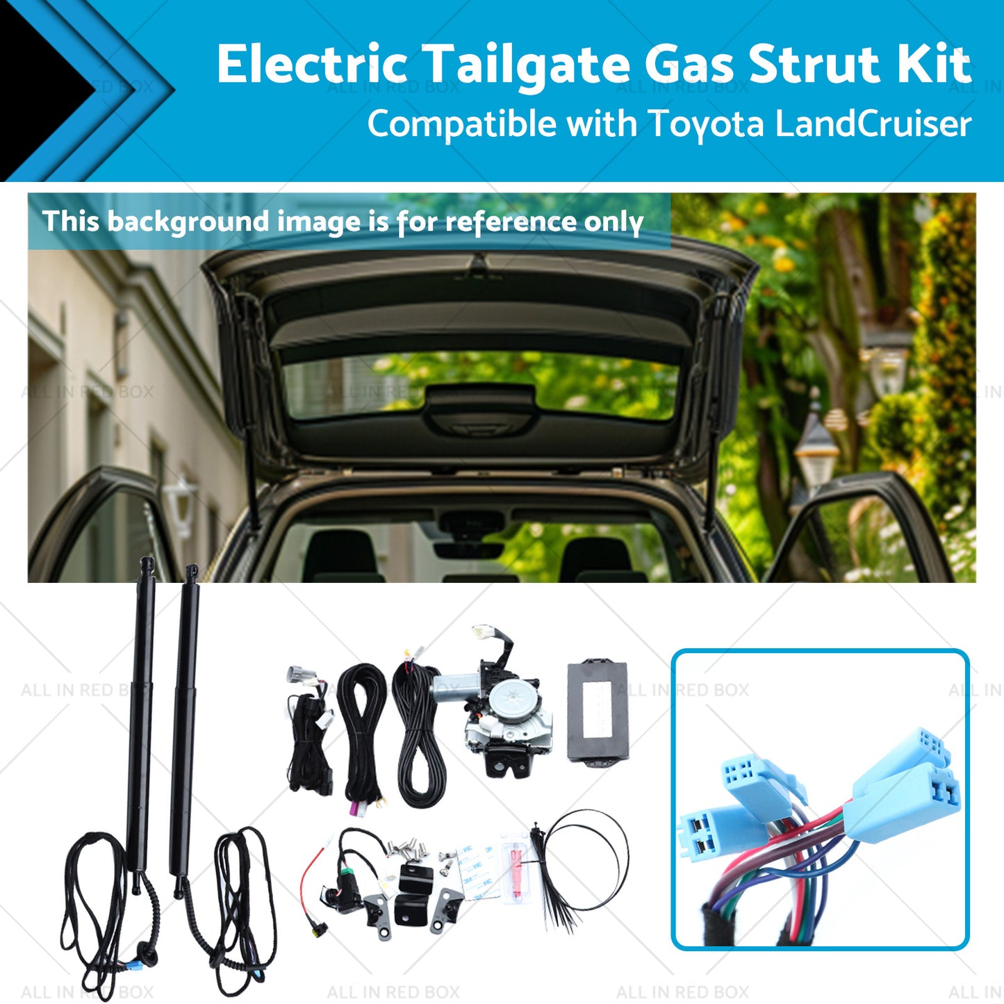 Electric Tailgate Hatch Gas Strut kit Suitable For Toyota Land Cruiser 2012-2020