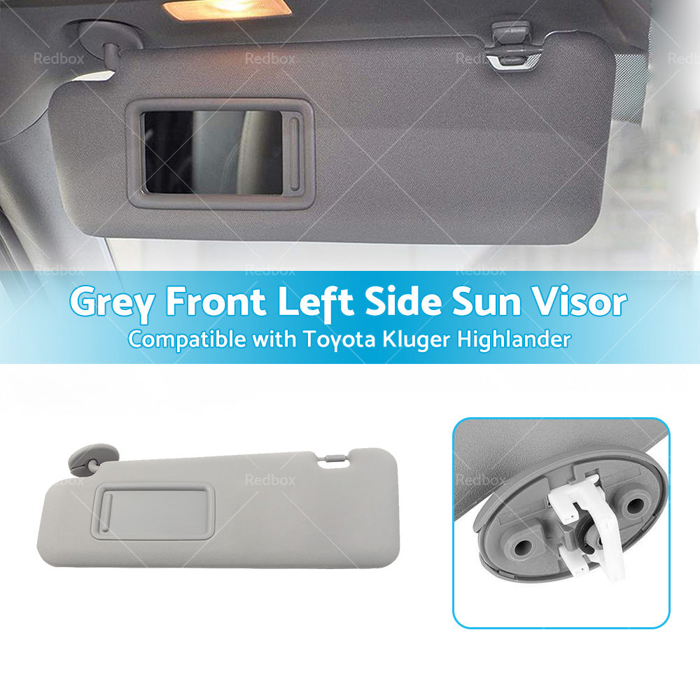 Grey Front Left Side Sun Visor Suitable For Toyota Kluger 2008-2013