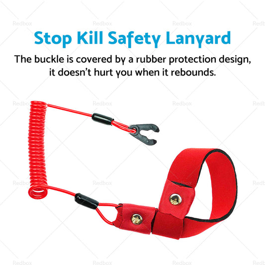 Stop Kill Key Floating Safety Wrist Lanyard Suitable For Yamaha Jet Ski Wave