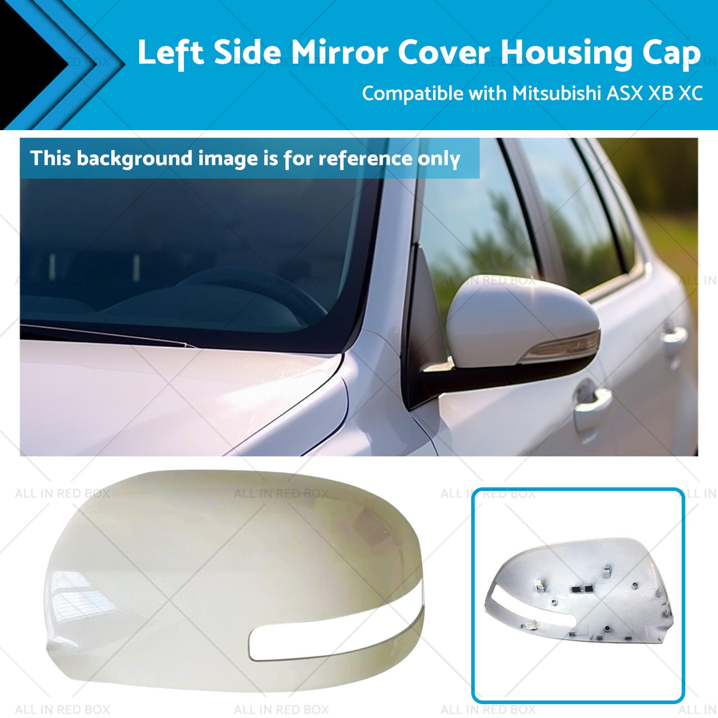 Left Mirror Cover Housing Cap Suitable for Mitsubishi ASX XB XD XE XC 12-20